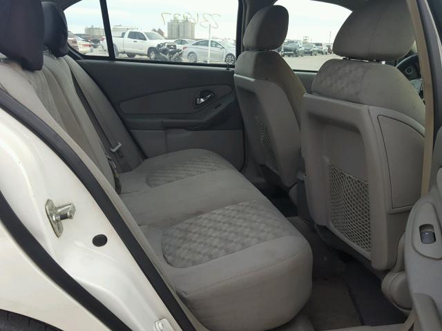 1G1ZT54885F204263 - 2005 CHEVROLET MALIBU LS WHITE photo 6