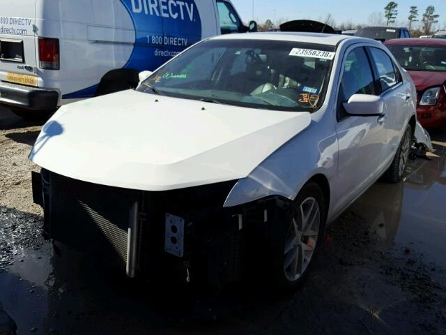 3FAHP0JA9AR206799 - 2010 FORD FUSION SEL WHITE photo 2