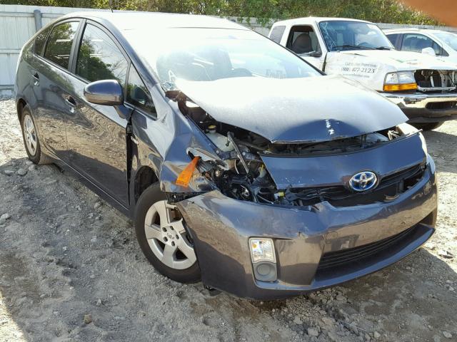 JTDKN3DUXA1307034 - 2010 TOYOTA PRIUS GRAY photo 1