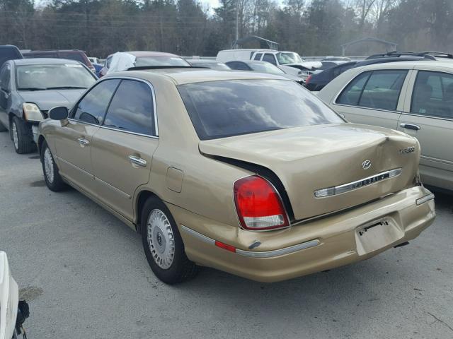 KMHFU45D81A099773 - 2001 HYUNDAI XG 300 GOLD photo 3