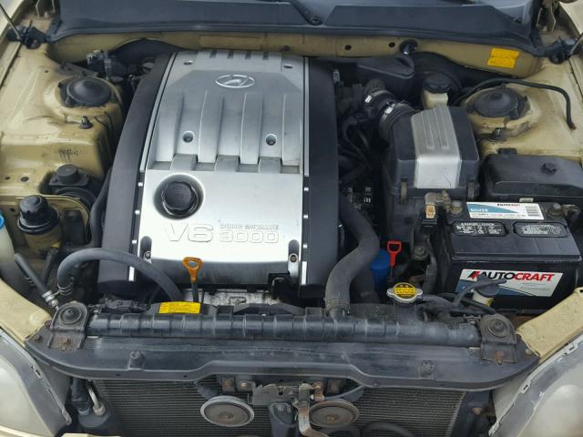 KMHFU45D81A099773 - 2001 HYUNDAI XG 300 GOLD photo 7