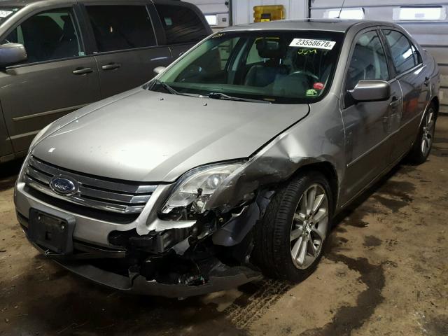 3FAHP08178R243480 - 2008 FORD FUSION SEL GRAY photo 2