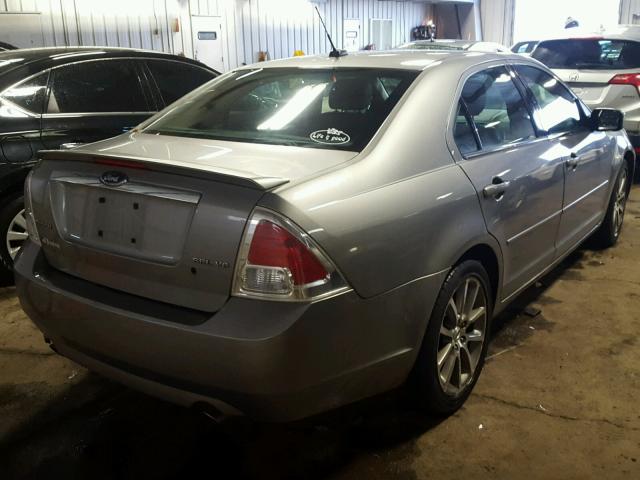 3FAHP08178R243480 - 2008 FORD FUSION SEL GRAY photo 4