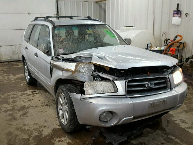 JF1SG65605H746645 - 2005 SUBARU FORESTER 2 SILVER photo 1