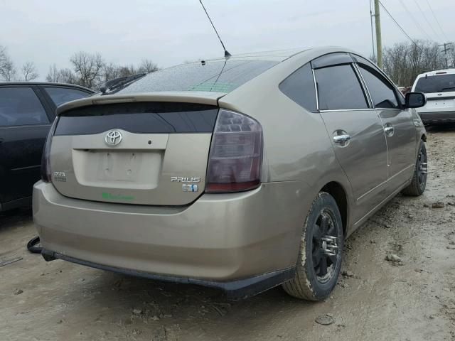 JTDKB22U663137787 - 2006 TOYOTA PRIUS BROWN photo 4