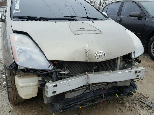 JTDKB22U663137787 - 2006 TOYOTA PRIUS BROWN photo 9