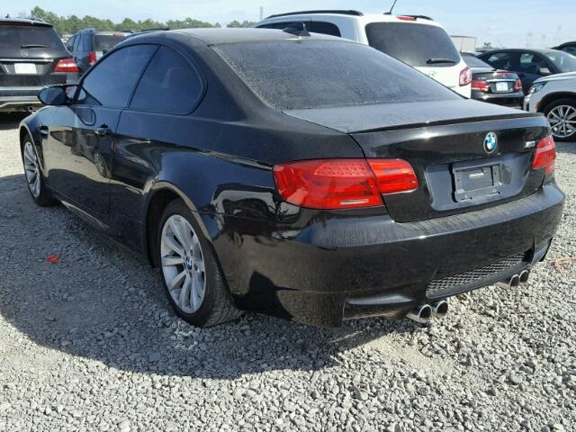 WBSKG9C55BE368396 - 2011 BMW M3 BLACK photo 3