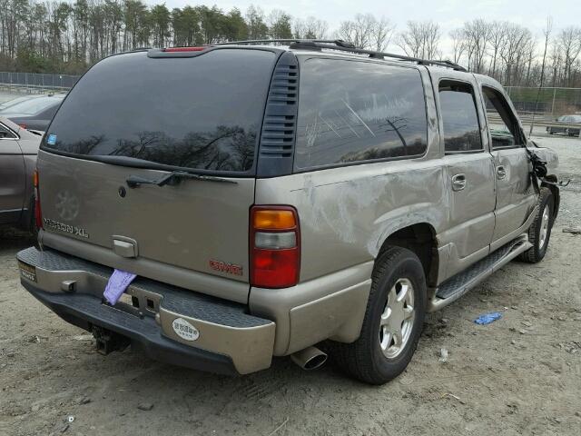 1GKFK66U22J290616 - 2002 GMC DENALI XL TAN photo 4