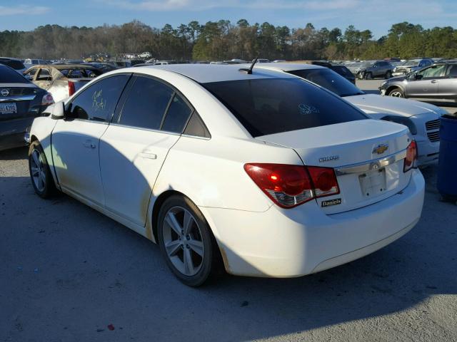 1G1PE5SB4D7141574 - 2013 CHEVROLET CRUZE LT WHITE photo 3