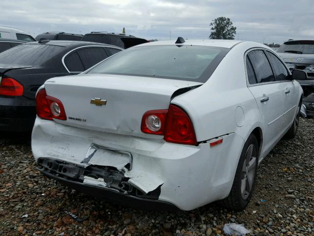 1G1ZD5E07CF381633 - 2012 CHEVROLET MALIBU 2LT WHITE photo 4