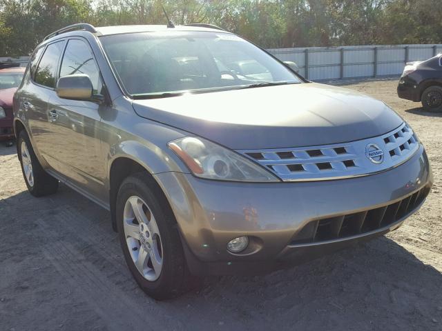 JN8AZ08T43W105428 - 2003 NISSAN MURANO SL GRAY photo 1