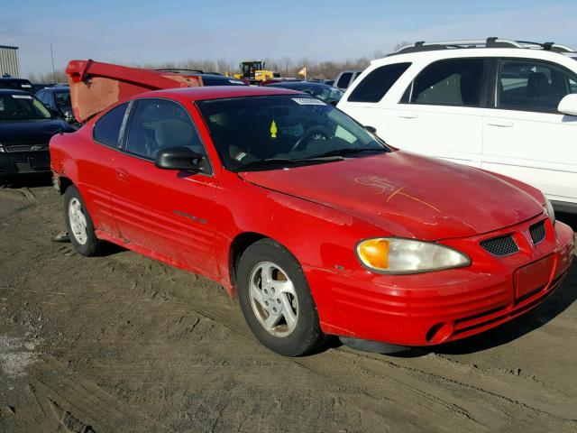 1G2NE12E4XM901935 - 1999 PONTIAC GRAND AM S RED photo 1