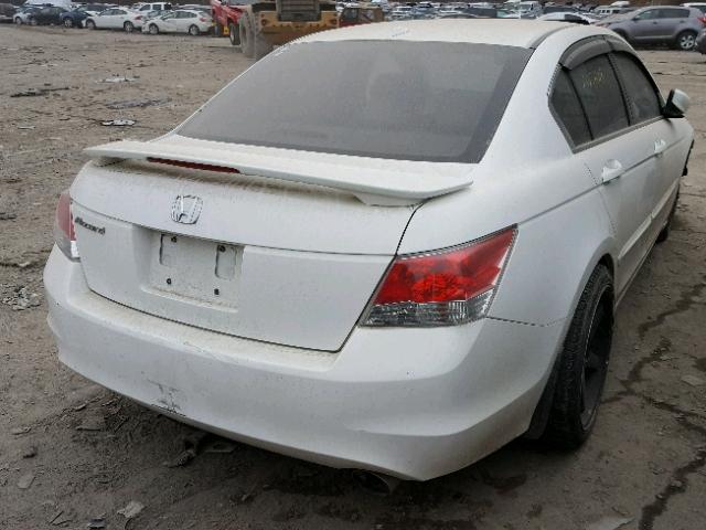 1HGCP2F80AA041095 - 2010 HONDA ACCORD EXL WHITE photo 4