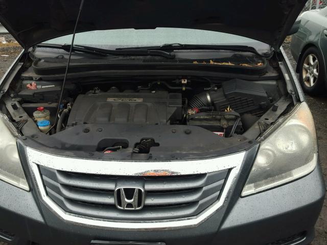 5FNRL38688B412592 - 2008 HONDA ODYSSEY EX GRAY photo 7