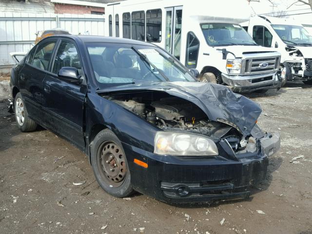 KMHDN46DX6U357056 - 2006 HYUNDAI ELANTRA GL BLACK photo 1