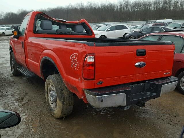 1FTBF2B65GEC40713 - 2016 FORD F250 SUPER RED photo 3