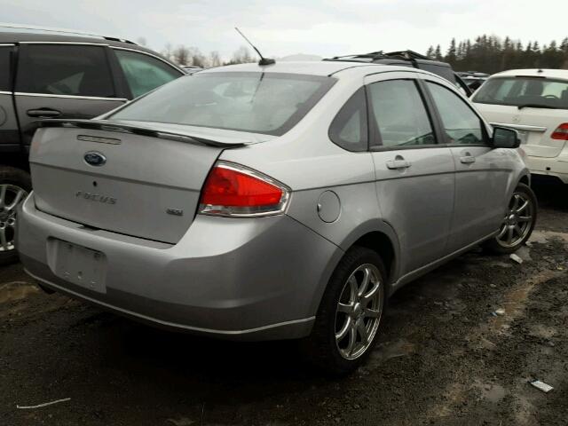 1FAHP36N99W251506 - 2009 FORD FOCUS SES SILVER photo 4