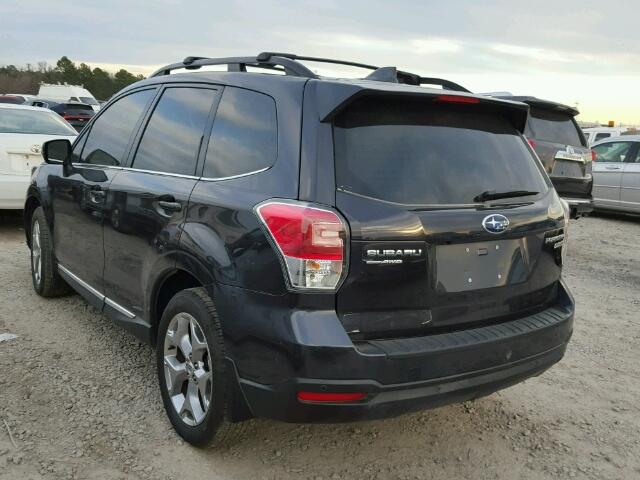JF2SJAWC0HH515656 - 2017 SUBARU FORESTER 2 BLACK photo 3