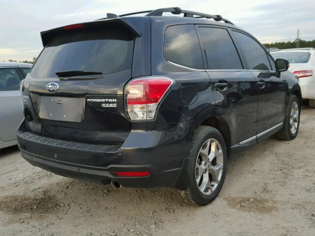 JF2SJAWC0HH515656 - 2017 SUBARU FORESTER 2 BLACK photo 4