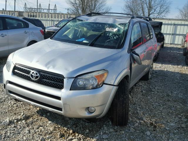 JTMZD32V776027080 - 2007 TOYOTA RAV4 SPORT SILVER photo 2