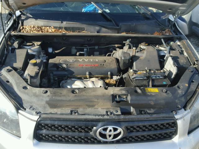 JTMZD32V776027080 - 2007 TOYOTA RAV4 SPORT SILVER photo 7