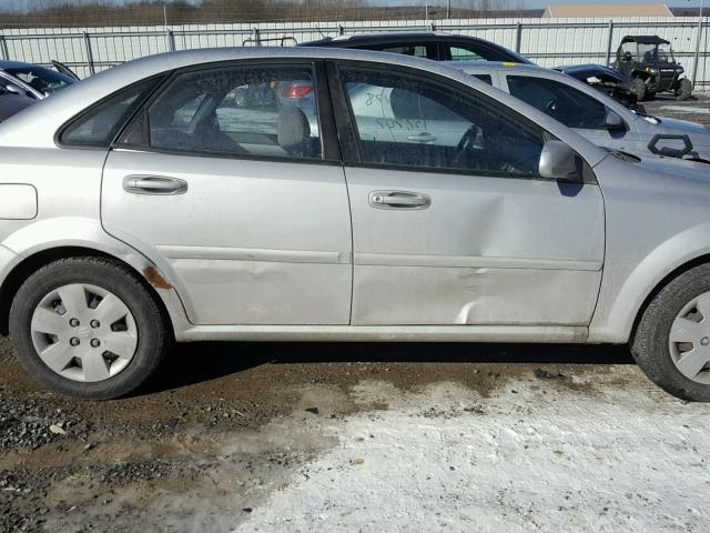 KL5JD56Z78K761867 - 2008 SUZUKI FORENZA BA SILVER photo 9