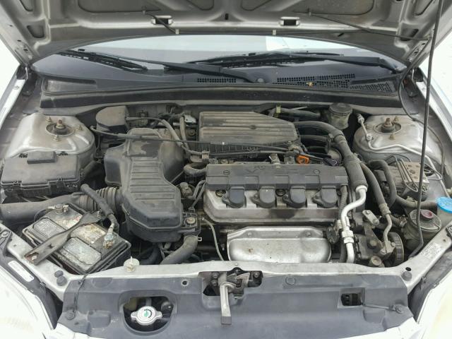 JHMES26791S006237 - 2001 HONDA CIVIC EX ვერცხლისფერი ფოტო 7