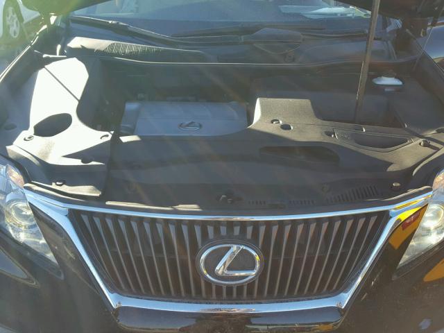 2T2ZK1BA1BC056353 - 2011 LEXUS RX 350 BLACK photo 7