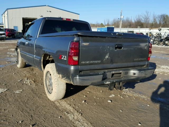 2GCEK19T121307851 - 2002 CHEVROLET SILVERADO BLACK photo 3