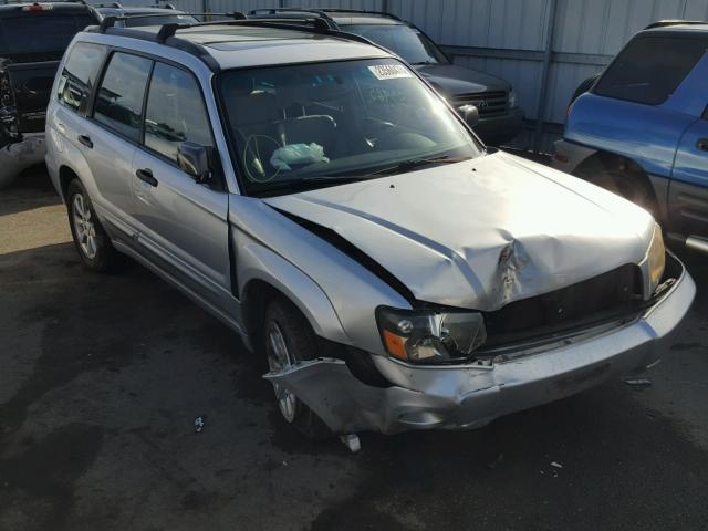 JF1SG65695H716897 - 2005 SUBARU FORESTER 2 SILVER photo 1