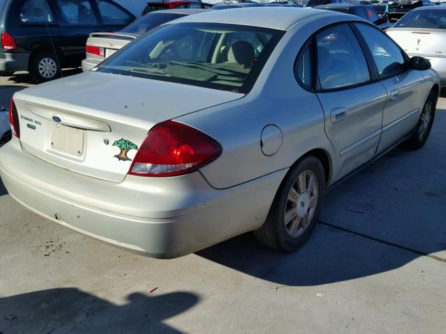 1FAFP56215A255419 - 2005 FORD TAURUS SEL GOLD photo 4