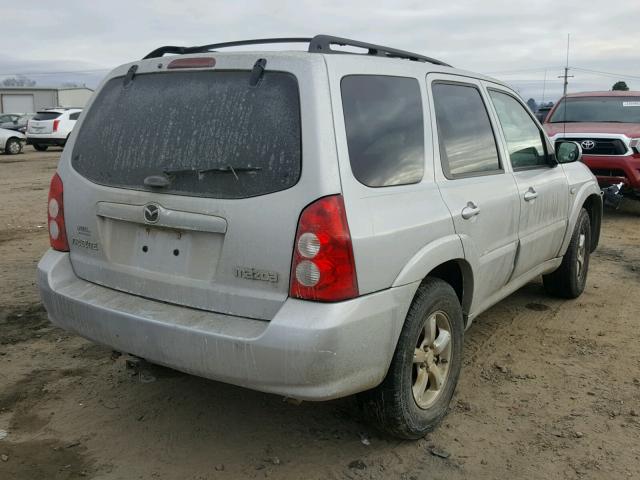 4F2YZ06186KM11586 - 2006 MAZDA TRIBUTE S SILVER photo 4