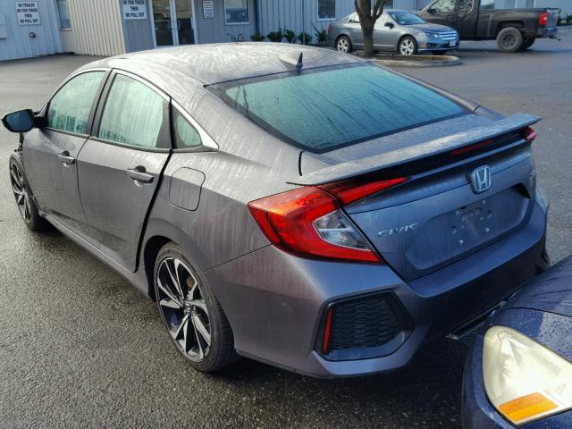 2HGFC1E50HH703537 - 2017 HONDA CIVIC SI GRAY photo 3