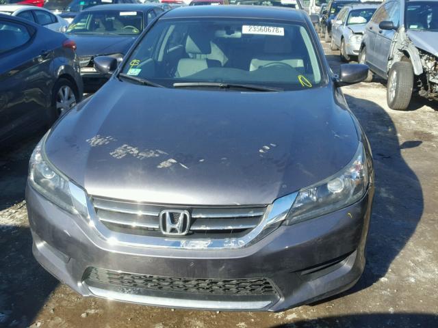 1HGCR2F38FA193678 - 2015 HONDA ACCORD LX GRAY photo 9