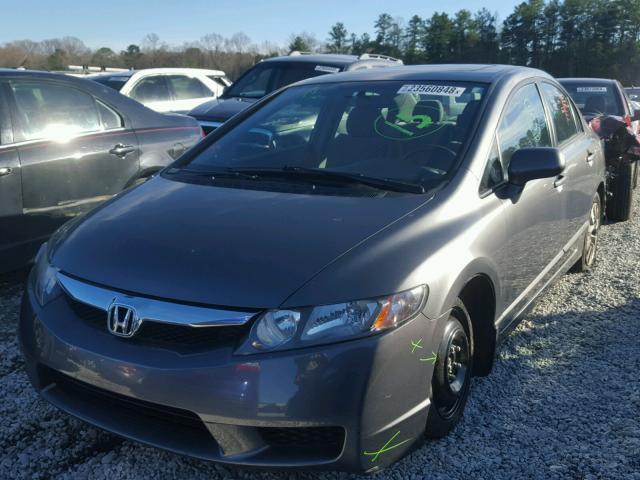 19XFA1F8XBE005047 - 2011 HONDA CIVIC EX ნაცრისფერი ფოტო 2