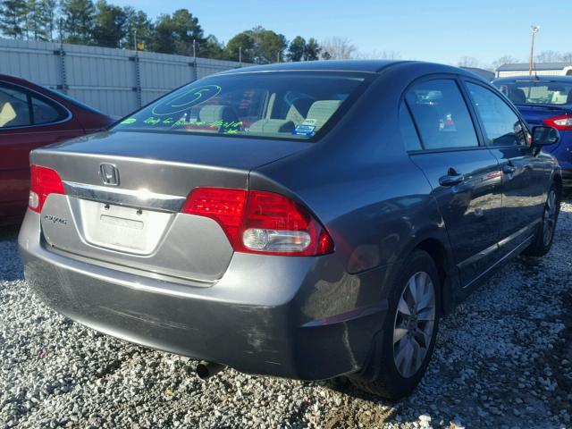 19XFA1F8XBE005047 - 2011 HONDA CIVIC EX GRAY photo 4