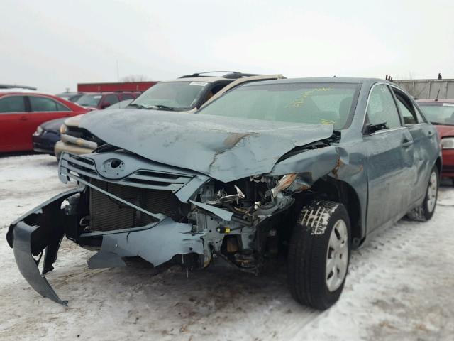 4T4BE46K89R096302 - 2009 TOYOTA CAMRY BASE GREEN photo 2