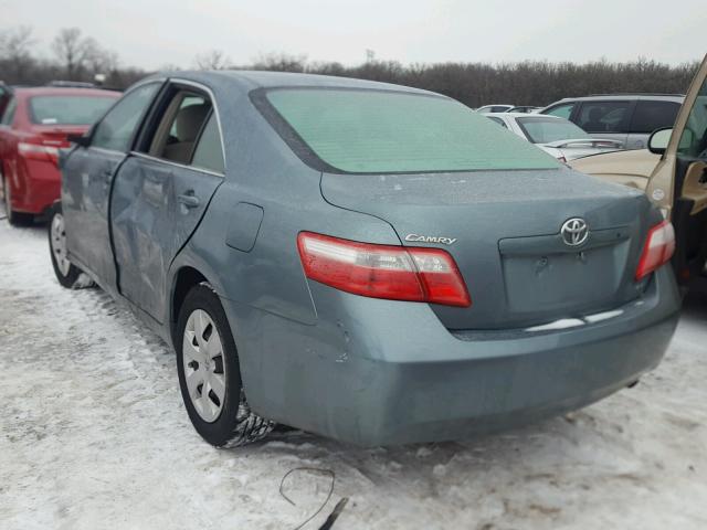 4T4BE46K89R096302 - 2009 TOYOTA CAMRY BASE GREEN photo 3