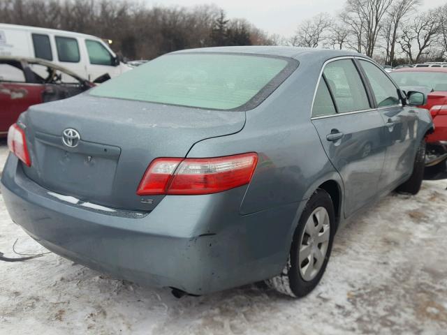 4T4BE46K89R096302 - 2009 TOYOTA CAMRY BASE GREEN photo 4