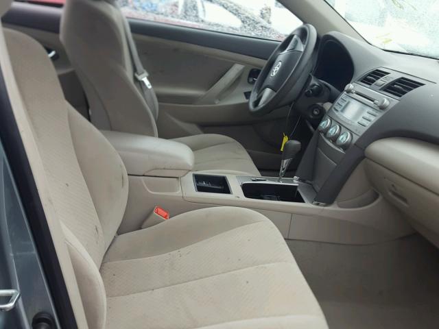 4T4BE46K89R096302 - 2009 TOYOTA CAMRY BASE GREEN photo 5