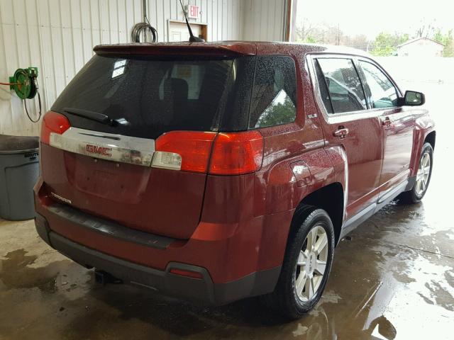 2GKALMEK1C6334941 - 2012 GMC TERRAIN SL RED photo 4