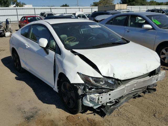 2HGFG3B52DH530375 - 2013 HONDA CIVIC LX WHITE photo 1