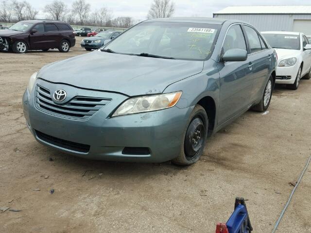 4T1BE46K17U687109 - 2007 TOYOTA CAMRY NEW GREEN photo 2