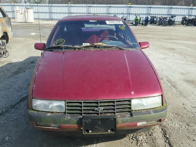 1G1LT53T7PY101418 - 1993 CHEVROLET CORSICA LT RED photo 9