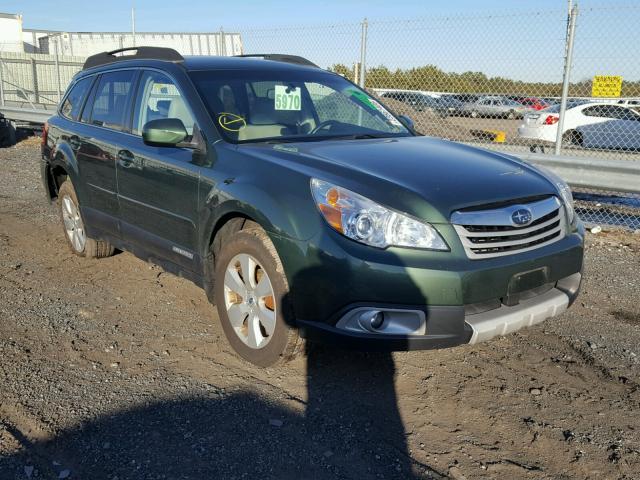 4S4BRBLC2C3298677 - 2012 SUBARU OUTBACK 2. GREEN photo 1