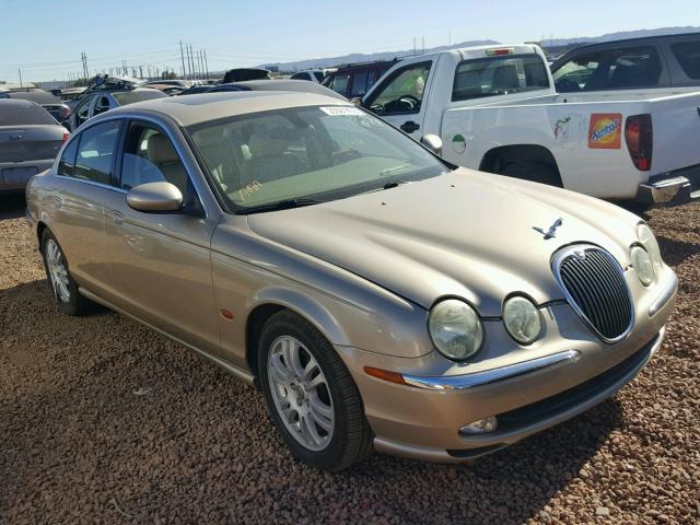 SAJEA01U34HN07634 - 2004 JAGUAR S-TYPE 4.2 GOLD photo 1