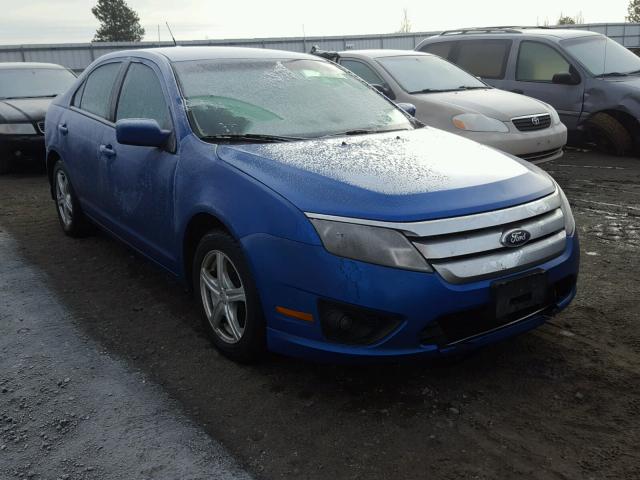 3FAHP0HA5CR379311 - 2012 FORD FUSION SE BLUE photo 1