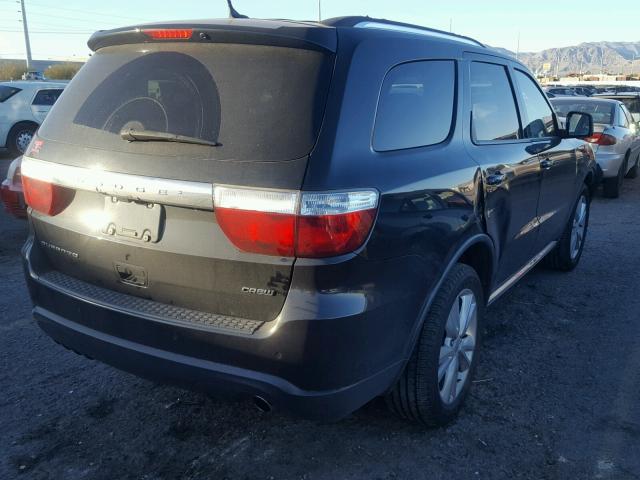 1C4RDHDG5CC204829 - 2012 DODGE DURANGO CR BLACK photo 4