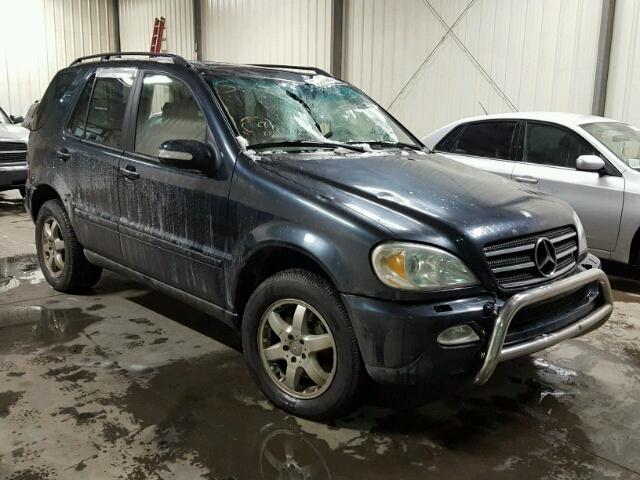 4JGAB75E03A429015 - 2003 MERCEDES-BENZ ML 500 BLUE photo 1