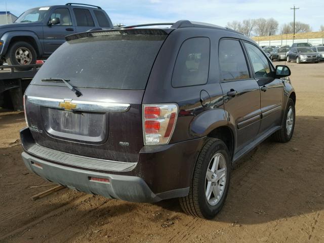 2CNDL73F366163836 - 2006 CHEVROLET EQUINOX LT BROWN photo 4